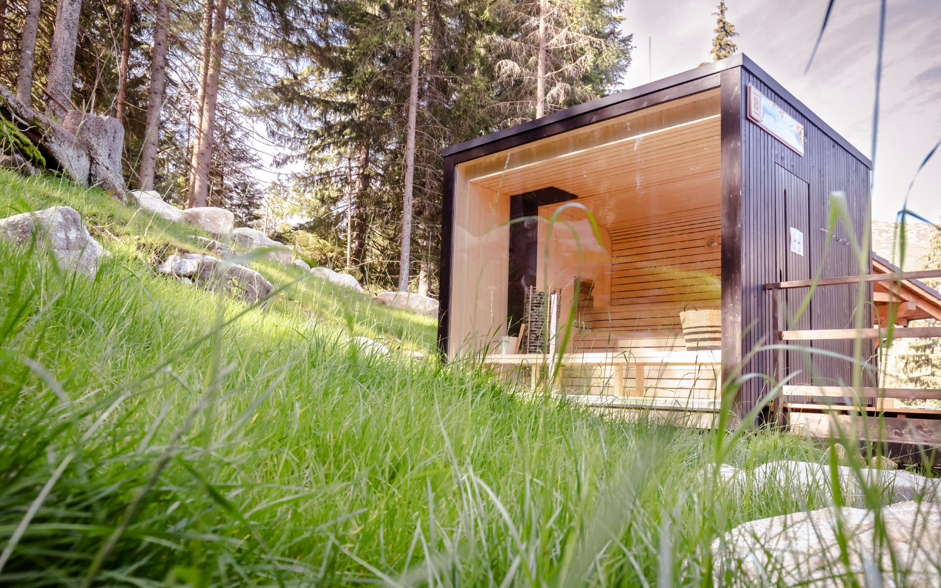 outdoor sauna